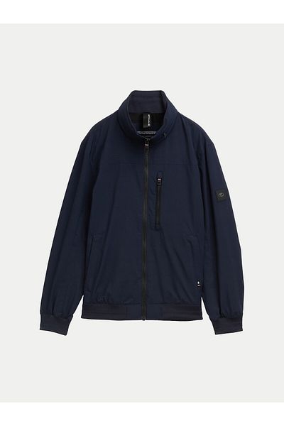 Tom Tailor Men's Bomber Jacket 1044097 Navy Blue