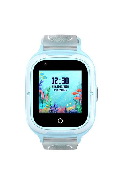 Techone Ceas inteligent GPS pentru copii KT23T 4G, albastru