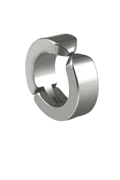 Skygo Men's Earrings - 1 Piece Steel Stud Earrings Stainless Steel Silver Color Earrings