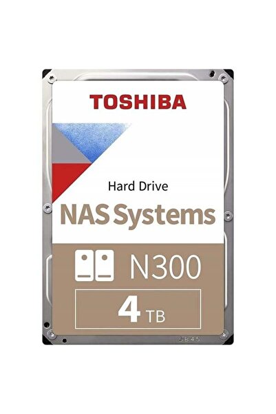 Toshiba 4TB N300 MN10ADA400ES 7200RPM 512MB SATA-3 NAS DİSKİ