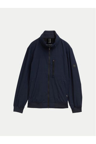 Tom Tailor Men's Bomber Jacket 1044097 Navy Blue