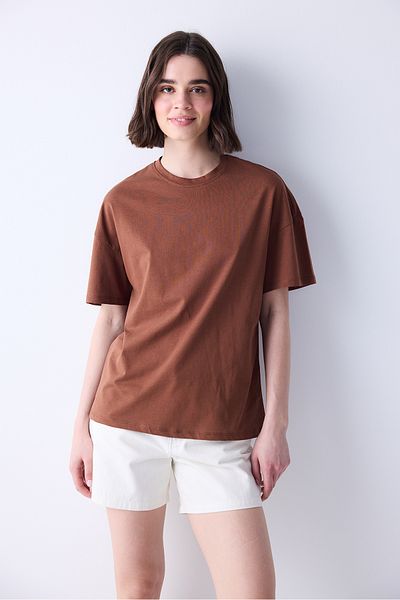 Penti Oversize Brown T-Shirt