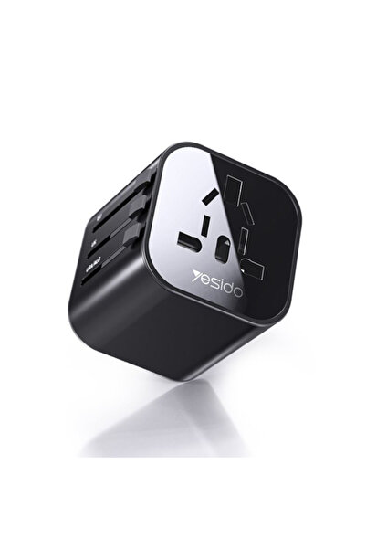 Yesido Adaptor pentru priza Yesido Wall Charger MC09 for Travel EU UK US AUS ...