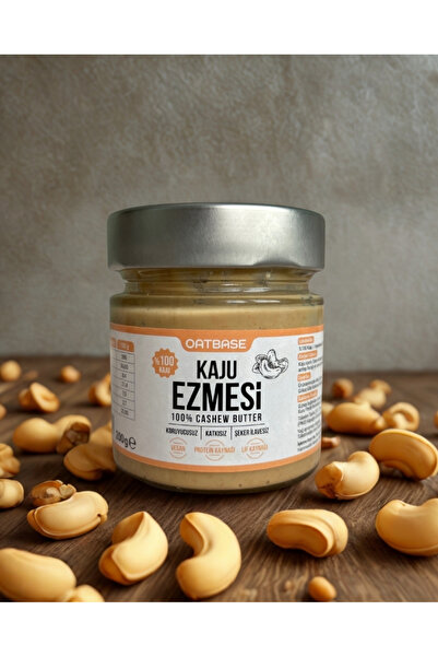 Oatbase Natural %100 Kaju Ezmesi 200G | Katkısız Vegan Şeker İlavesiz