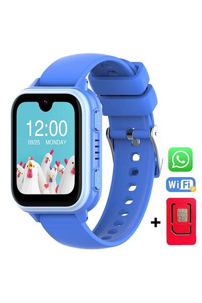 Techone Ceas Inteligent Gps Pentru Copii Guardiankid Kt33 Pro Cu Localizare Și Telefon, Albastru