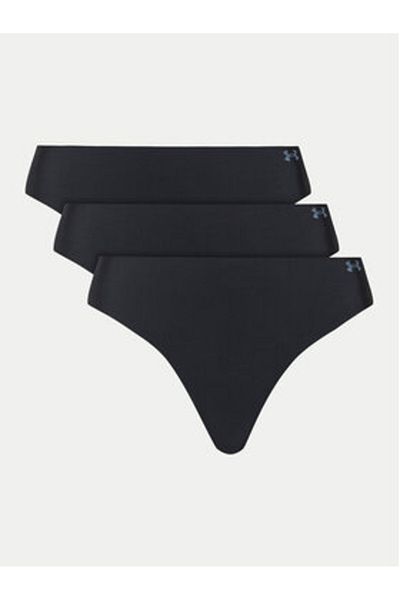 Under Armour Women's Set of 3 pairs of thongs 1383893 Black