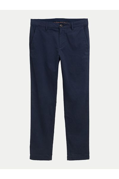 Tom Tailor Men's fabric trousers 1044398 Navy blue