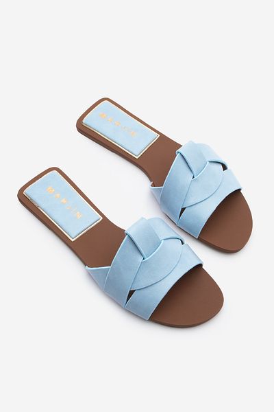 Marjin Papuci casual cu bretele pentru femei Siyso Blue