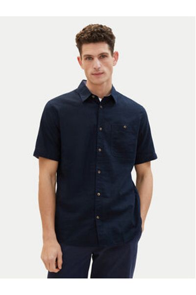 Tom Tailor Cămașă bărbătească 1042351 Albastru marin