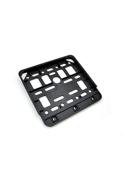 motor starter Motorcycle/scooter/moped license plate holder, 15 X 19, metallic black