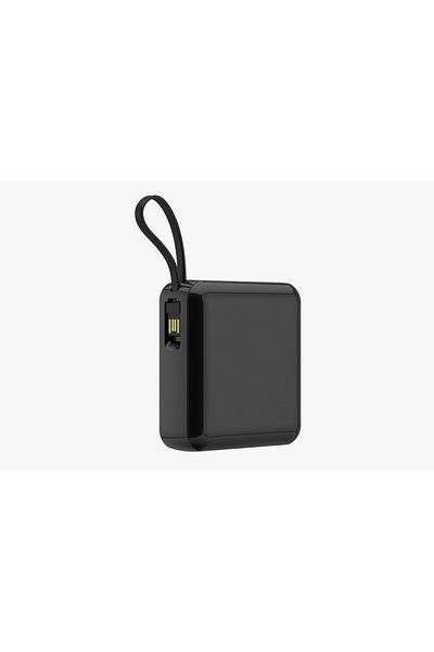 Helix Heli Multi-20 4 in 1 Power Bank with Built-in Cables 20000mAh Black