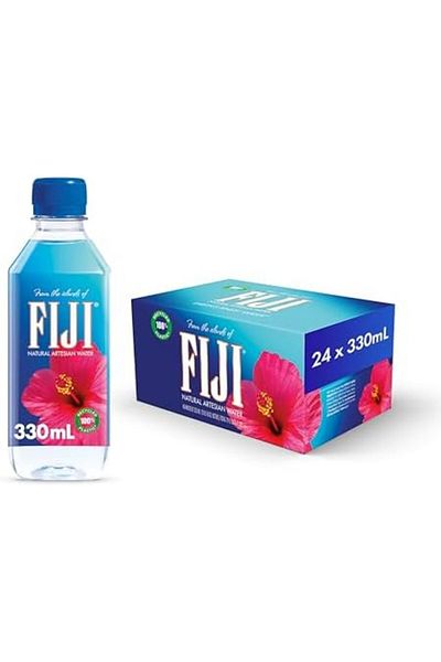 Fiji Water Natural Artesian Bottled 330 mL / 11.15 Fl Ounce (Pack of 24)
