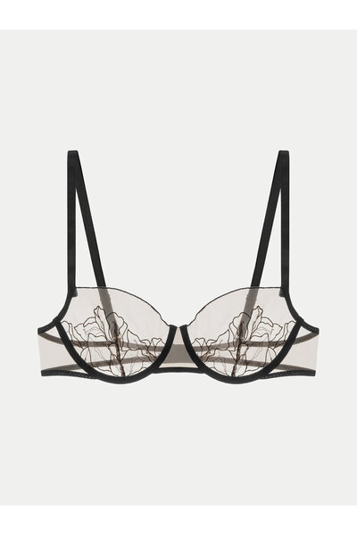 Undress Code Sutien cu armătură pentru femei Wildflower negru