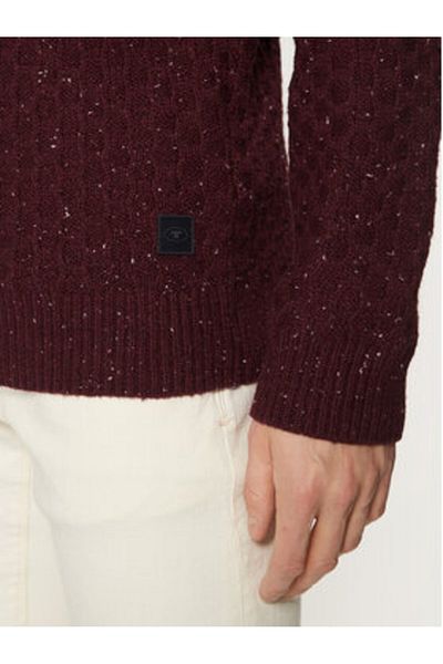 Tom Tailor Men's Sweater 1044537 Burgundy