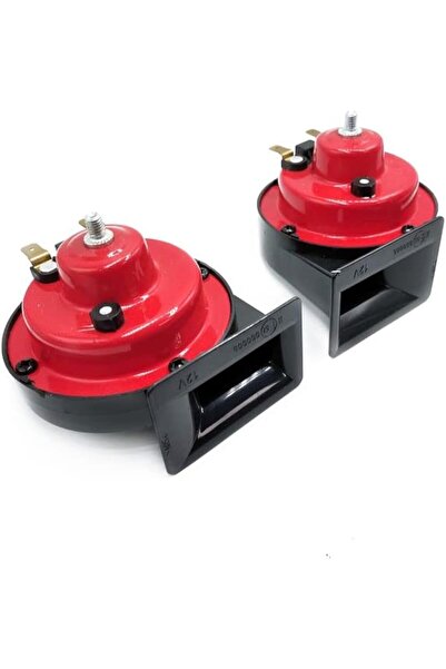 Generic بوق حلزوني إلكتروني 12 فولت، صوت هادئ، مقاوم للماء والغبار، 410-510 هرتز، تصميم متين