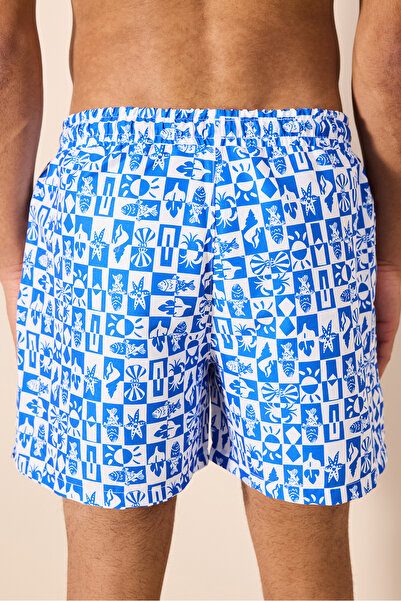Penti Ανδρικό καλοκαιρινό πολύχρωμο θαλάσσιο σορτς