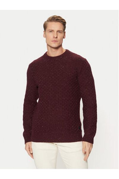 Tom Tailor Men's Sweater 1044537 Burgundy