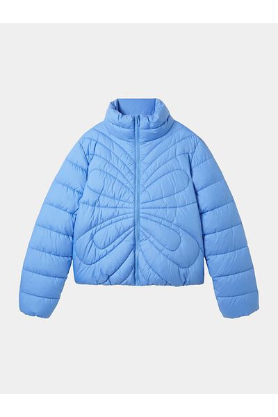 Tom Tailor Denim Jachetă de iarnă pentru femei 1039413 albastră