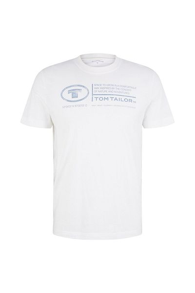 Tom Tailor Men's T-Shirt 1035611 White