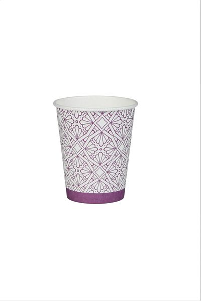 Hagen 100Pcs 7 oz Paper Cups Paperboard Cups Cold Coffee Cups 207ml