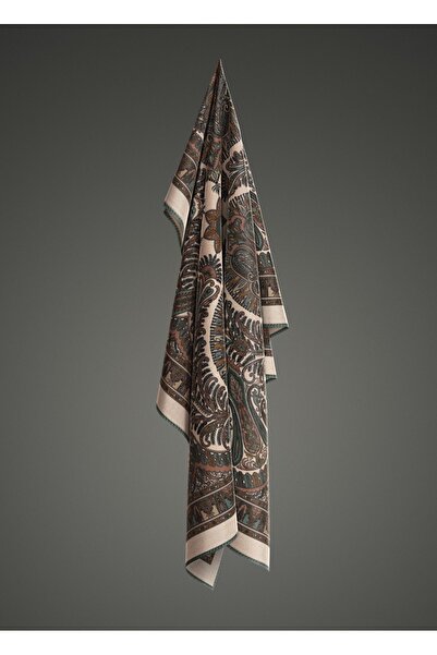 Levidor Ethnic Pattern Thin Cotton Sport Scarf