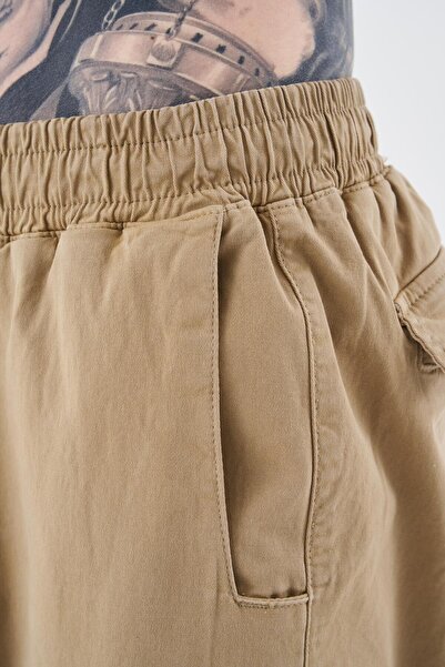 Machinist Ανδρικό τζιν Cargo μπεζ παντελόνι