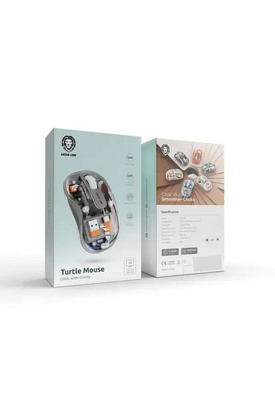 Green Lion Wireless Turtle Mouse 2400DPI
