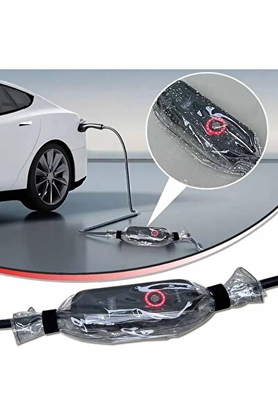 Glanz Elektrikli Araç Şarj Adaptör Yağmur Koruma Brandası, EV Şarj Adaptör Ko...