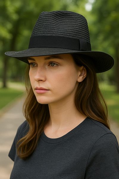 LAGRANZE Straw Modern Daily Women's Cowboy Hat