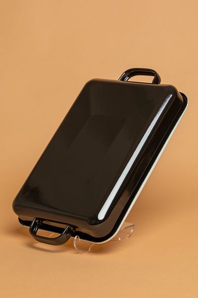 EBUTAY Velluto Nero Black Baking Tray with Enamel Handle |   Ebutay