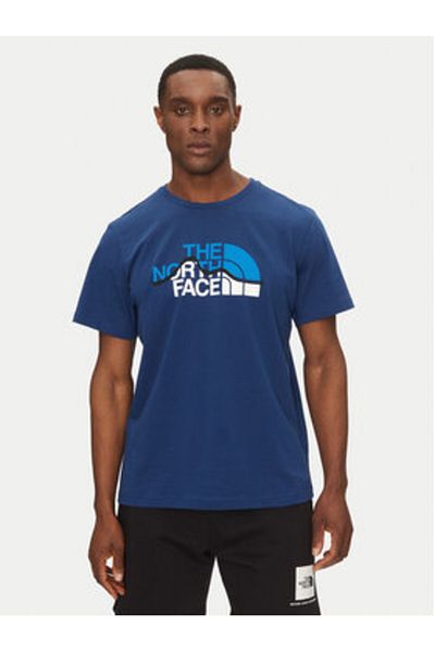 THE NORTH FACE Tricou albastru pentru bărbați THE NORTH FACE-NF0A87NTD1R1 ESTATE BLUE