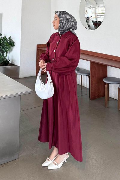lamelif Κορυφαίο μπουφάν Gilet Suit Claret Red