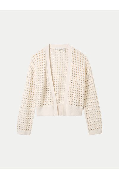 Tom Tailor Denim Women's Cardigan 1040756 Beige