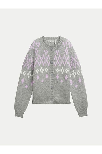 Tom Tailor Denim Women's Cardigan 1043970 Gray