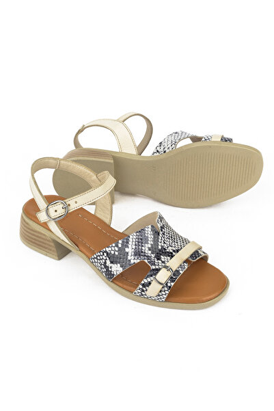 Ziya Жіночі сандалі на підборах з натуральної шкіри 1511032Z10209 Білий