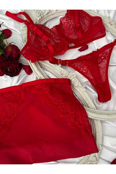 Delar Luxury Set de lenjerie cu fustă Lune