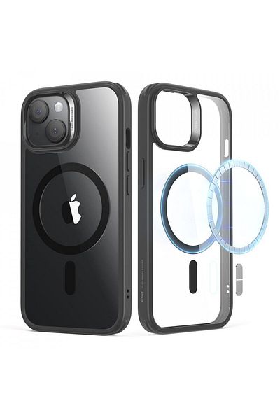 ESR Case for iPhone 15 Plus - ESR Classic Hybrid HaloLock - Clear Black