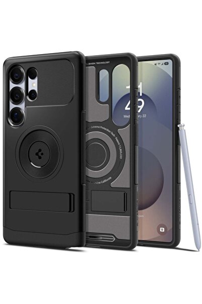 Spigen Husă pentru Samsung Galaxy S25 Ultra - Slim Armor MagSafe - Negru