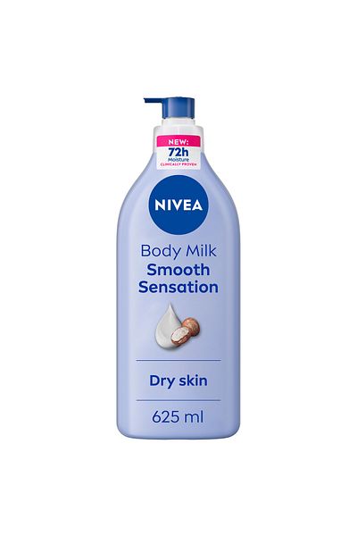 NIVEA NIVEA Body Lotion for Dry Skin, Shea Smooth, Deep Moisture Serum, 48H Moisture Care, 625ml