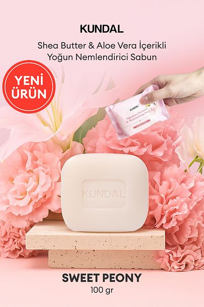 Kundal Intensive Moisturizing Soap Kundal Signature Perfume & Moisturizing Soap (Sweet Peony) 100Gr