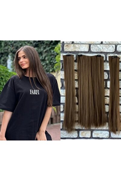 favorim peruk Luxury kumral yeni sezon yarım ay iki yan