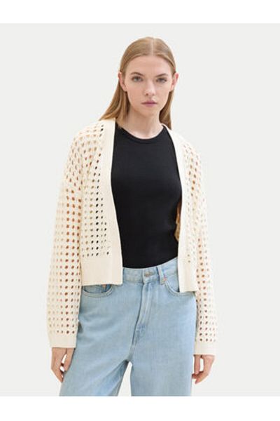 Tom Tailor Denim Women's Cardigan 1040756 Beige