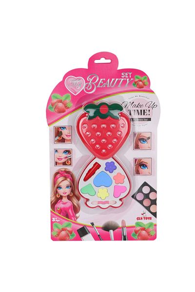 çalkan plastik Strawberry Shaped Toy Makeup Set