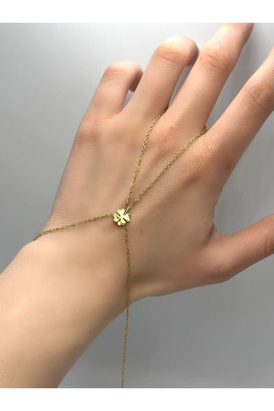 MyladyAccessoriess Clover Detail Steel Shahmeran