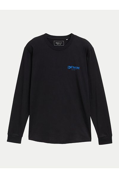 Tom Tailor Denim Men's Longsleeve 1043909 Black