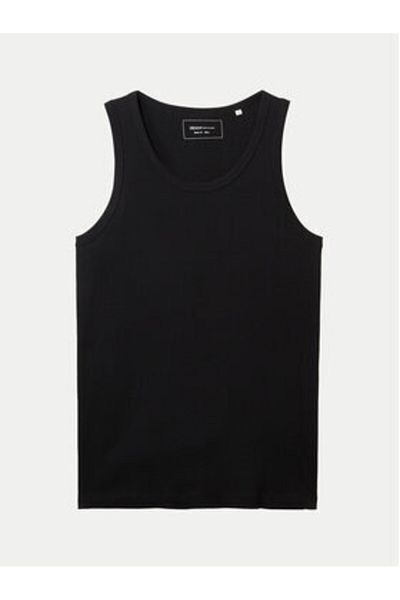 Tom Tailor Denim Mens Tank top 1042035 Black