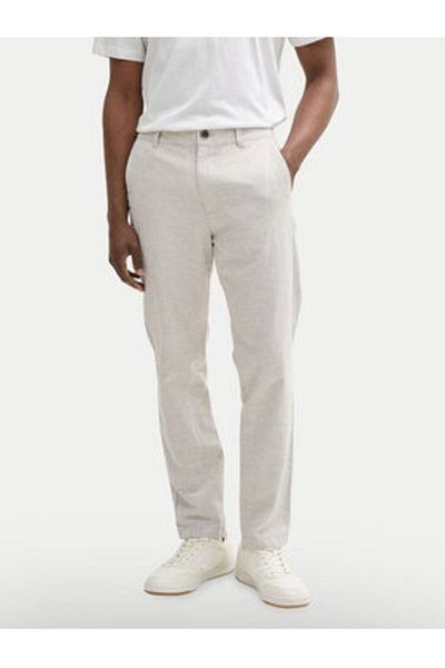 Tom Tailor Denim Men's fabric trousers 1044843 Beige