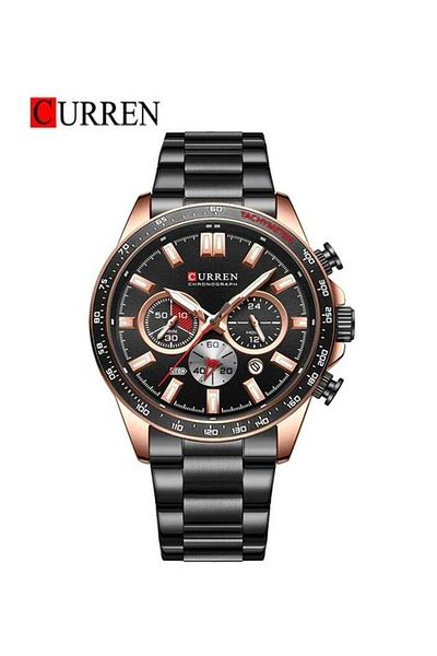 Curren 8418 Original Stainless Steel Wrist Watch For Men