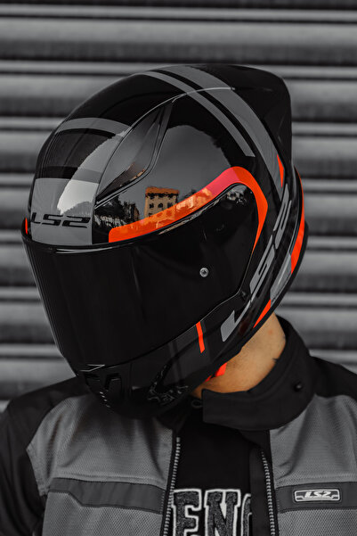 LS2 Rapıd 2 Race Chos Siyah Kırmızı Kask