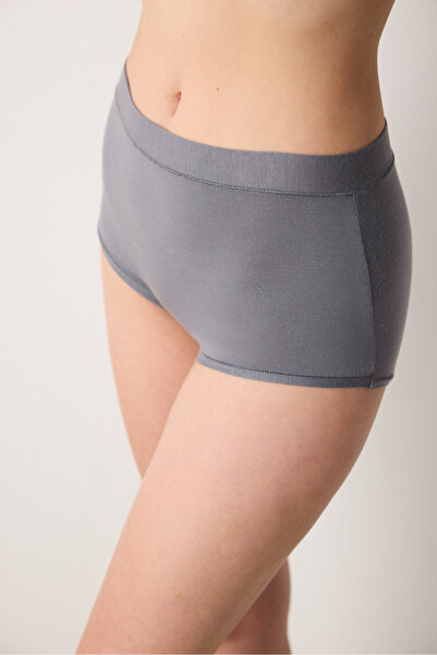 Penti Aging Collagen Yüksek Bel Gri Slip Külot